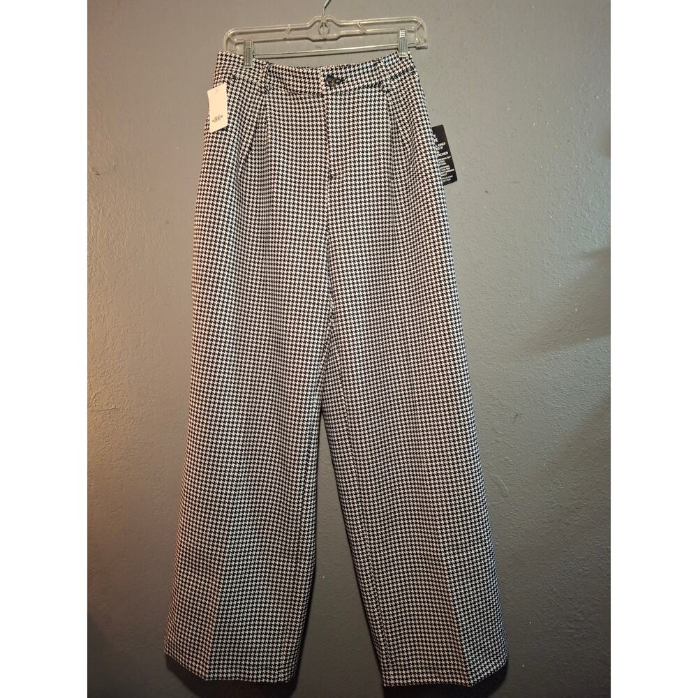 Black and White Wide leg trousers NWT